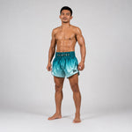 Szorty kick-thai Fairtex BS1906 Fade Zielony