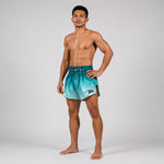 Szorty kick-thai Fairtex BS1906 Fade Zielony