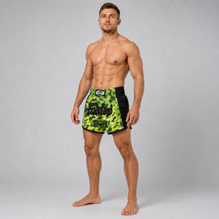 Szorty kick-thai Fairtex BS1710 Zielony Kamuflaż