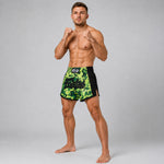 Szorty kick-thai Fairtex BS1710 Zielony Kamuflaż