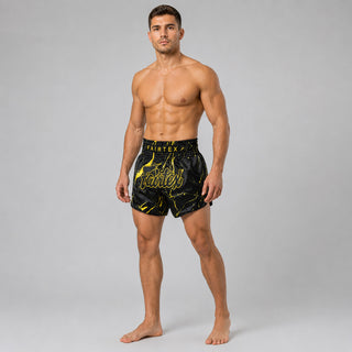 Szorty kick-thai Fairtex BS1947 Black Marble
