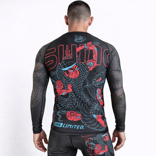 Rashguard Half Sumo Black Mamba Neon długi rękaw 
