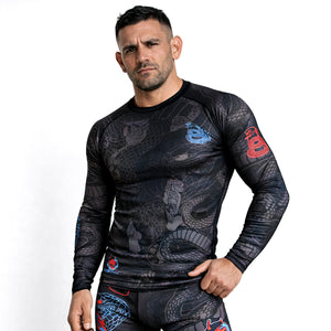 Rashguard Half Sumo Black Mamba Neon długi rękaw 